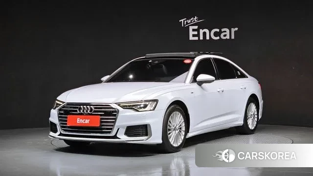 Audi A6 (C8) 2021 Белый из Кореи
