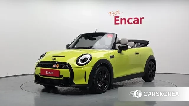 Mini Cooper S Convertible 2023 Светло-зеленый из Кореи