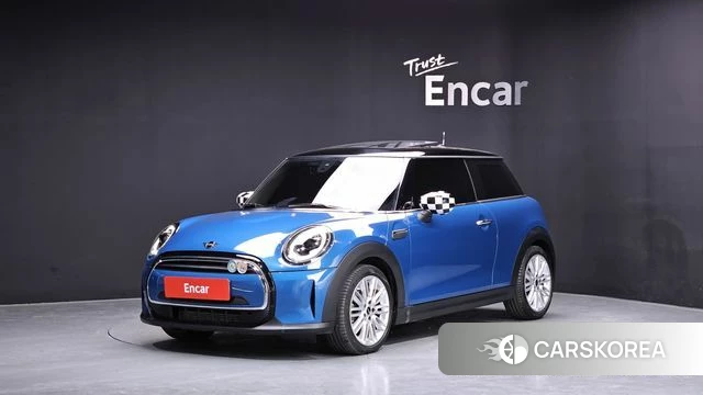 Mini Cooper 2021 Синий из Кореи