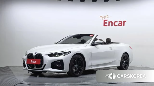BMW 4 Series (G22) 2021 Белый из Кореи