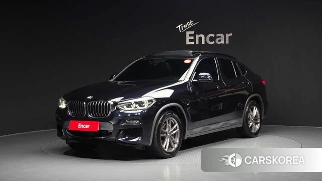BMW X4 (G02) 2021 Черный из Кореи