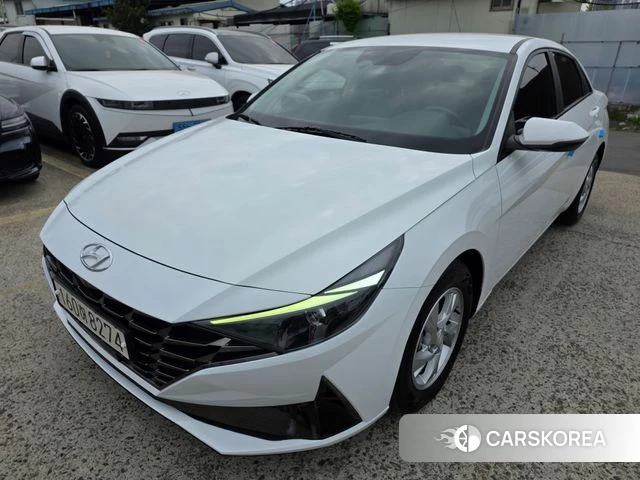 Hyundai Avante (CN7) 2021 Белый из Кореи