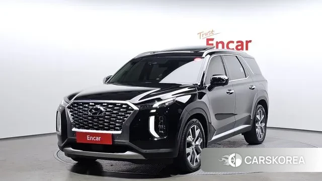 Hyundai Palisade 2021 Черный из Кореи