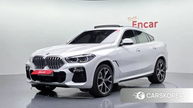 BMW X6 (G06) 2021 Белый из Кореи