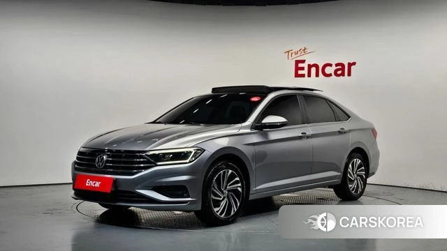 Volkswagen 7th Generation of Jetta 2021 Серебристо-серый из Кореи
