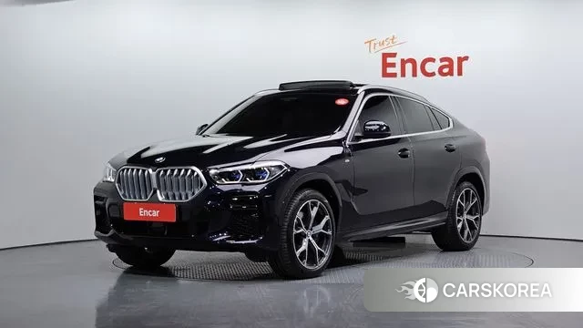 BMW X6 (G06) 2023 Черный из Кореи