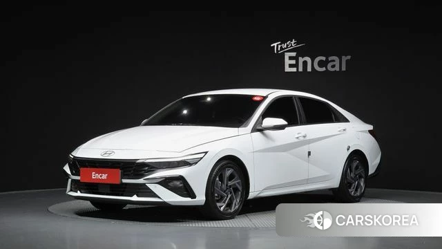 Hyundai The New Avante (CN7) 2024 Белый из Кореи