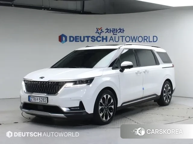 Kia Carnival 4th generation 2021 Белый из Кореи