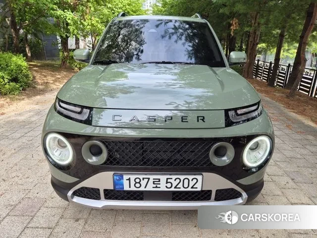 Hyundai Casper 2024 Темно-зеленый из Кореи