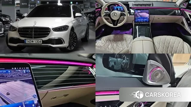 Mercedes-Benz S-Class W223 2023 Белый из Кореи