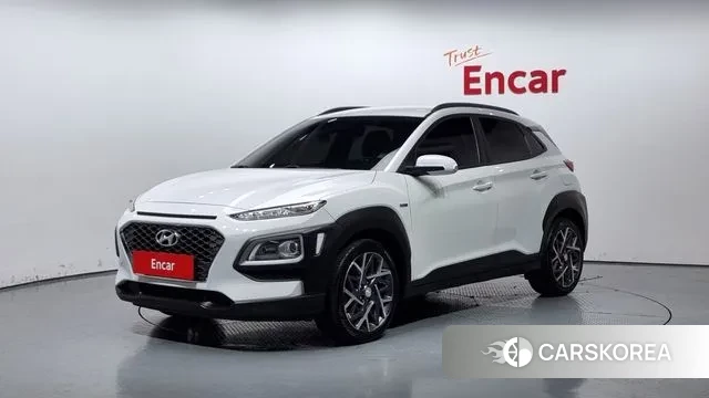 Hyundai Kona Hybrid 2019 Белый из Кореи