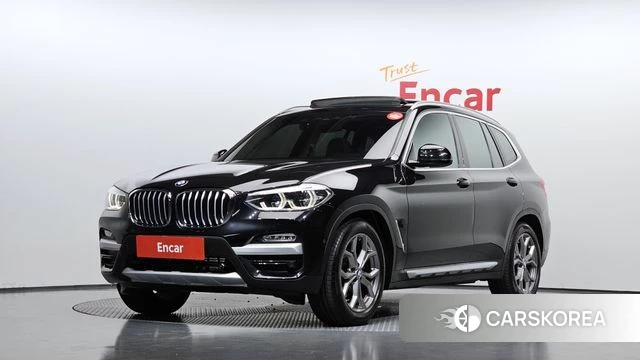 BMW X3 (G01) 2019 Черный из Кореи