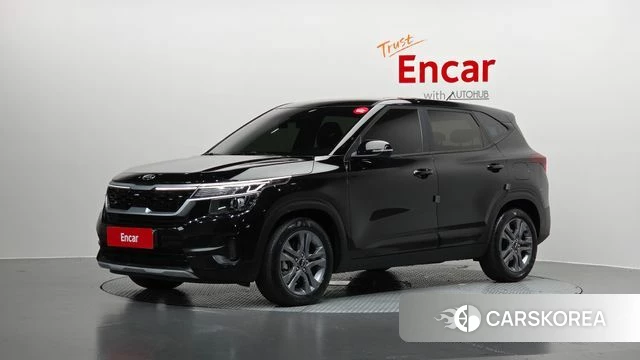 Kia Seltos 2021 Черный из Кореи