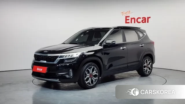 Kia Seltos 2021 Черный из Кореи