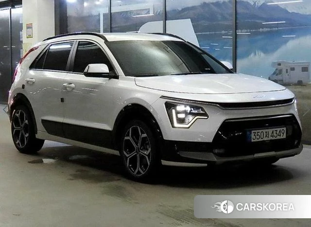 Kia Di Ol Nu Niro 2022 Белый из Кореи