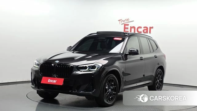 BMW X3 (G01) 2022 Черный из Кореи