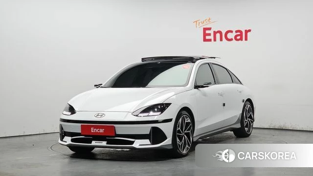 Hyundai Ionic 6 2023 Белый из Кореи