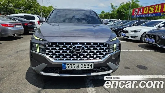 Hyundai The New Santa Fe 2021 Серый из Кореи