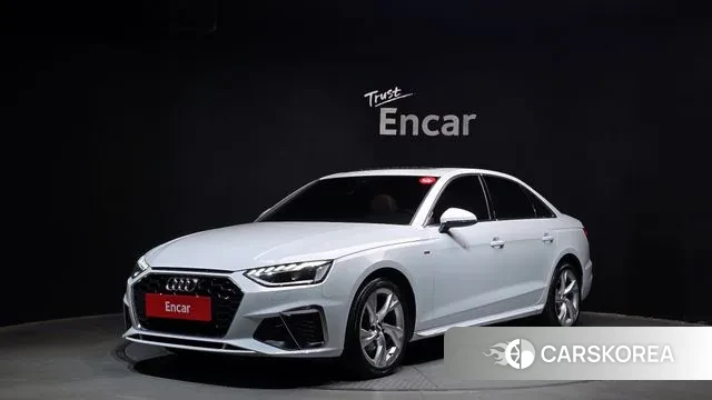 Audi A4 (B9) 2021 Белый из Кореи