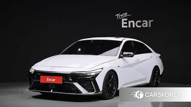 Hyundai The New Avante (CN7) 2023 Белый из Кореи