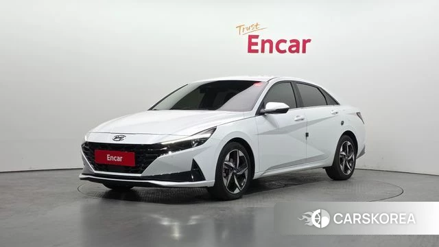 Hyundai Avante (CN7) 2020 Белый из Кореи