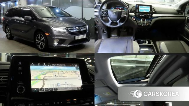 Honda Odyssey 2019 Серый из Кореи