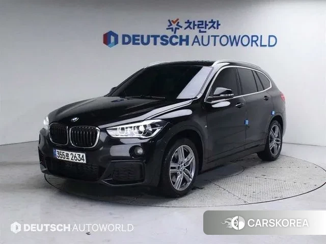 BMW X1 (F48) 2019 Черный из Кореи