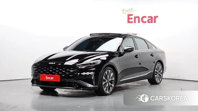 Kia K8 Hybrid 2021 Черный из Кореи
