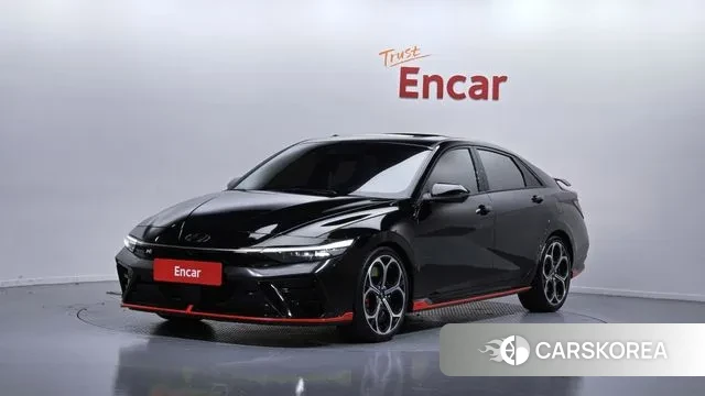 Hyundai The New Avante (CN7) 2023 Черный из Кореи