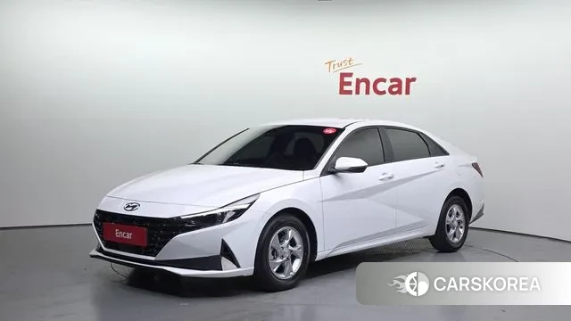 Hyundai Avante (CN7) 2021 Белый из Кореи