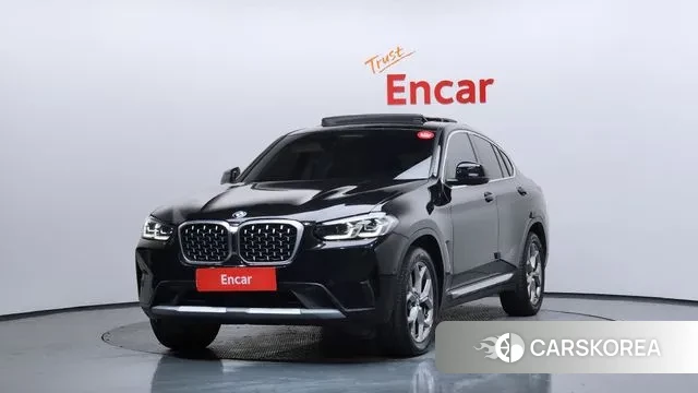 BMW X4 (G02) 2023 Черный из Кореи