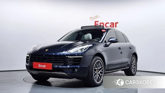 Porsche Macan 2018 Синий из Кореи