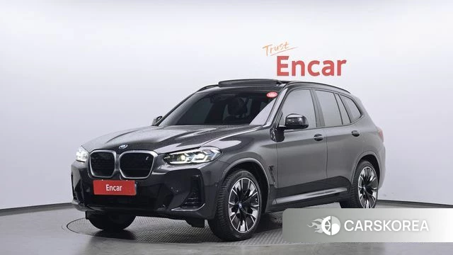BMW iX3 2024 Черный из Кореи