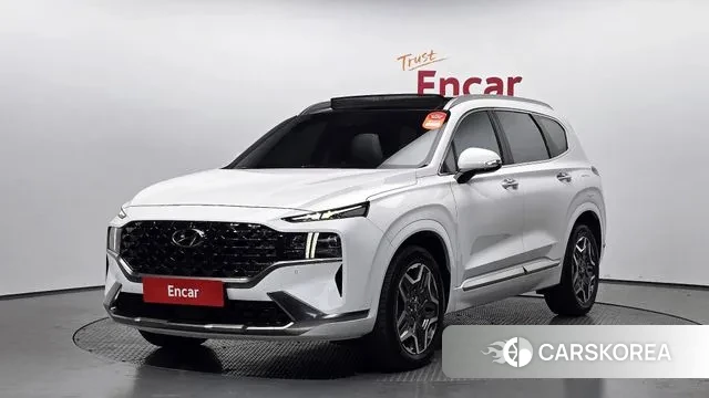 Hyundai The New Santa Fe 2021 Белый из Кореи