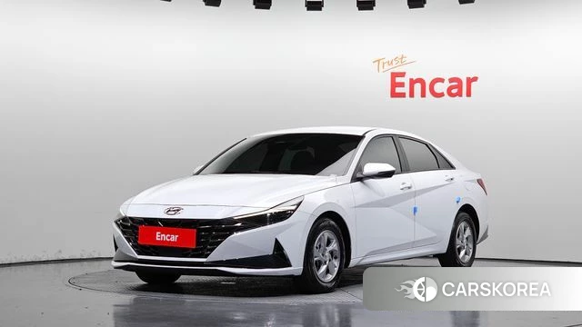 Hyundai Avante (CN7) 2020 Белый из Кореи