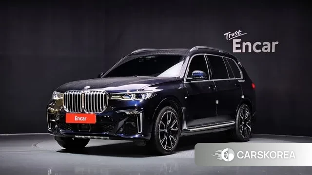 BMW X7 (G07) 2020 Черный из Кореи