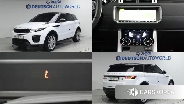 Land Rover Range Rover Evoque 2018 Белый из Кореи