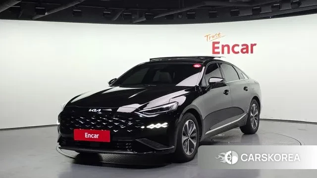 Kia K8 Hybrid 2022 Черный из Кореи