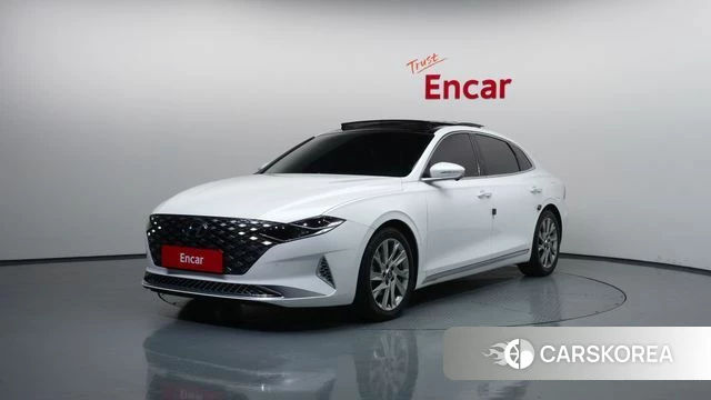 Hyundai The New Grandeur IG Hybrid 2021 Белый из Кореи