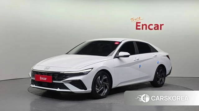 Hyundai The New Avante (CN7) 2023 Белый из Кореи