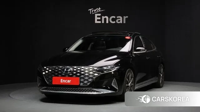 Hyundai The New Grandeur IG Hybrid 2020 Черный из Кореи