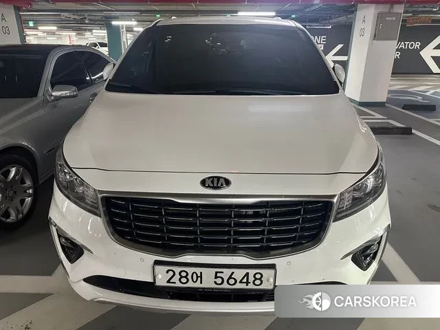 Kia The New Carnival 2018 Белый из Кореи