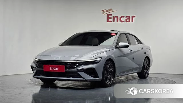 Hyundai The New Avante (CN7) 2024 Серебристо-серый из Кореи