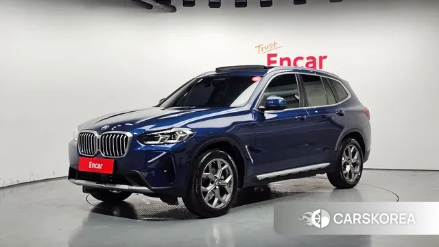 BMW X3 (G01) 2022 Синий из Кореи