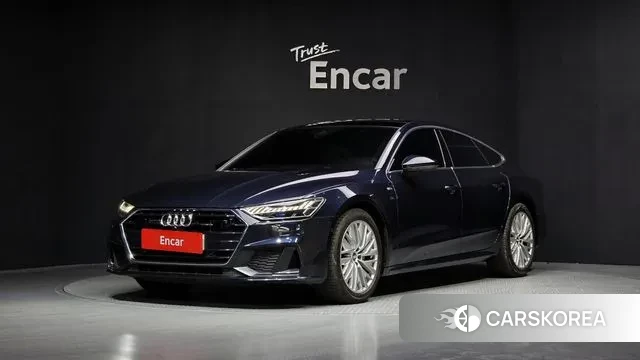 Audi A7 (4K) 2021 Синий из Кореи