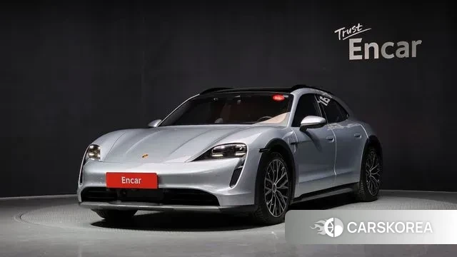 Porsche Taycan 2022 Серебристо-серый из Кореи