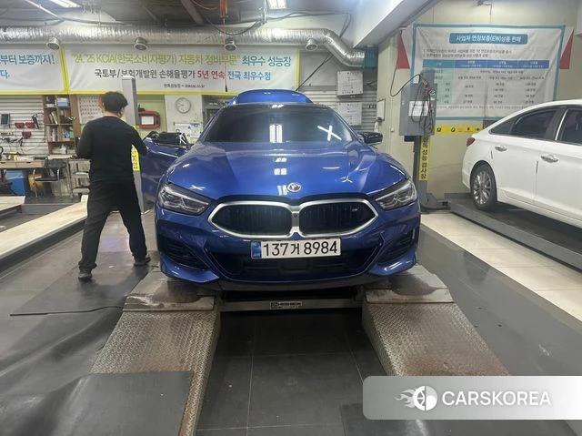 BMW 8 Series (G15) 2023 Синий из Кореи