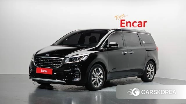 Kia The New Carnival 2018 Черный из Кореи