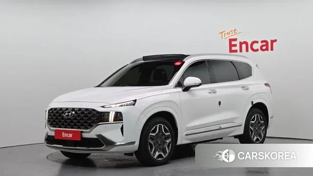 Hyundai The New Santa Fe 2022 Белый из Кореи