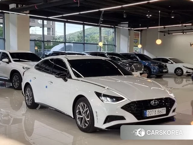 Hyundai Sonata (DN8) 2021 Белый из Кореи